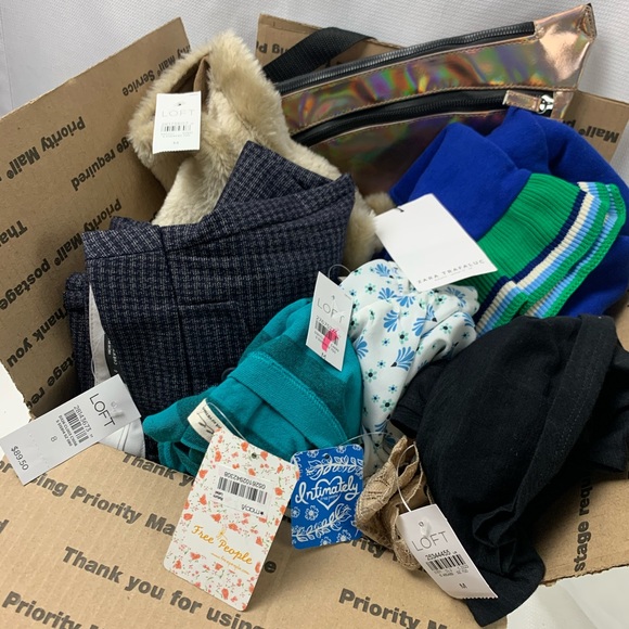 Other - NWT 7 Piece LOT M L Clothing Box Mystery Inventory